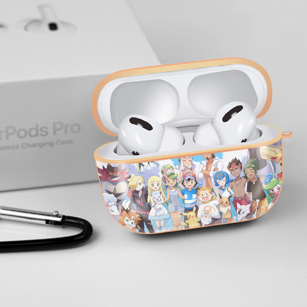 ポケットモンスター Pokémon 【AirPods Pro用】ハードシェル保護ケース｜耐衝撃・防指紋・カラビナ付き商品仕様