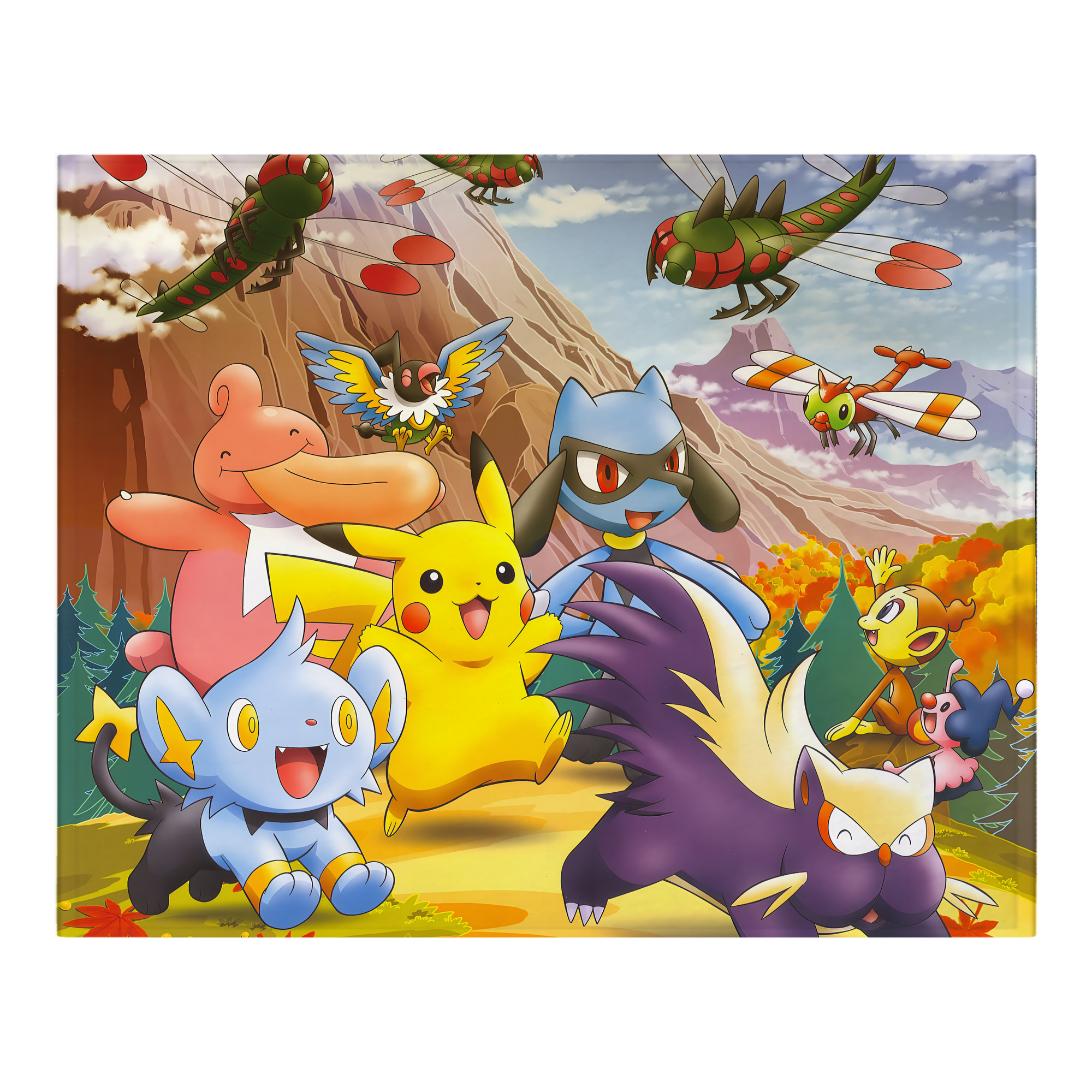 （画像用） ポケットモンスター Pokémon フランネルブランケット・多サイズ対応（横型）