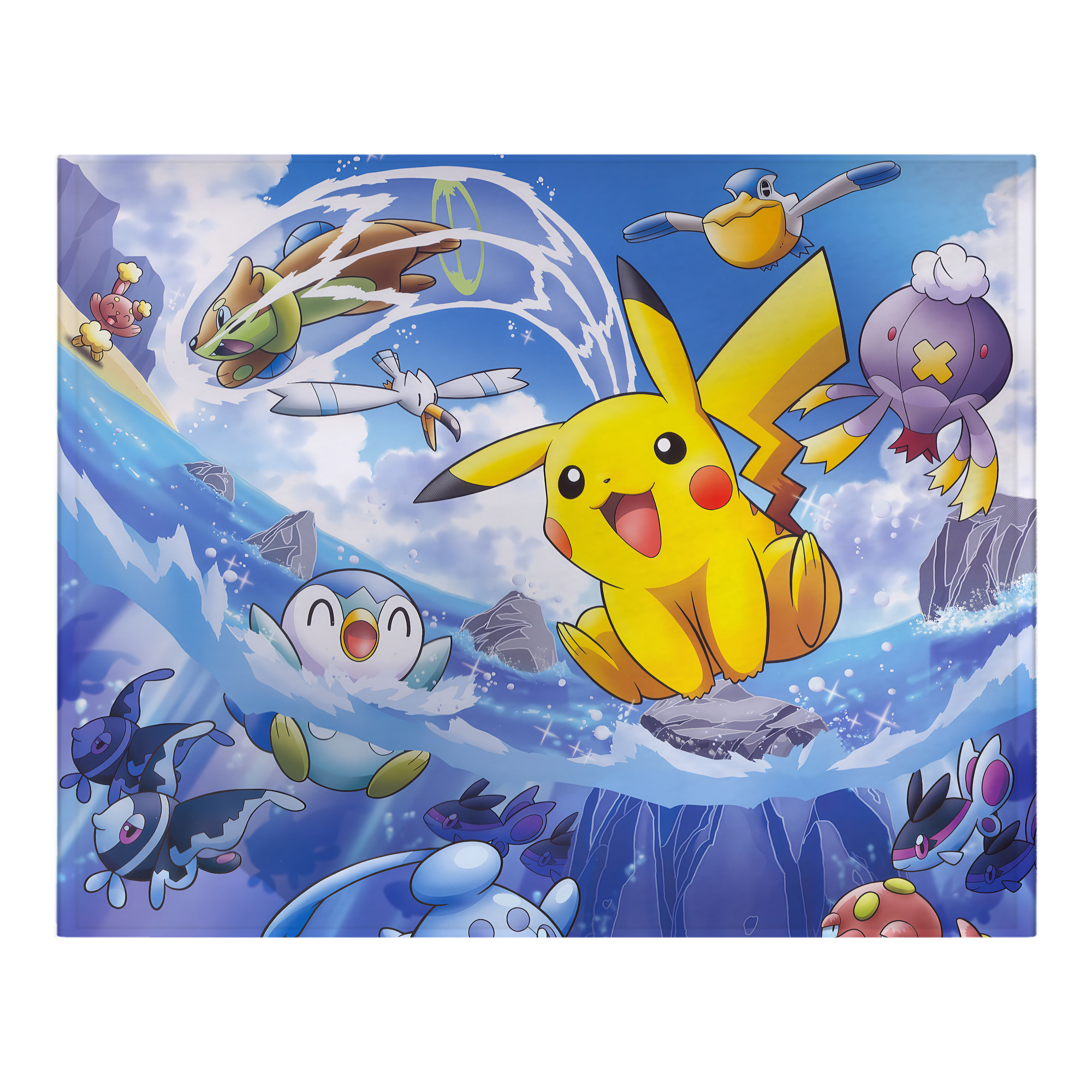 （画像用） ポケットモンスター Pokémon フランネルブランケット・多サイズ対応（横型）