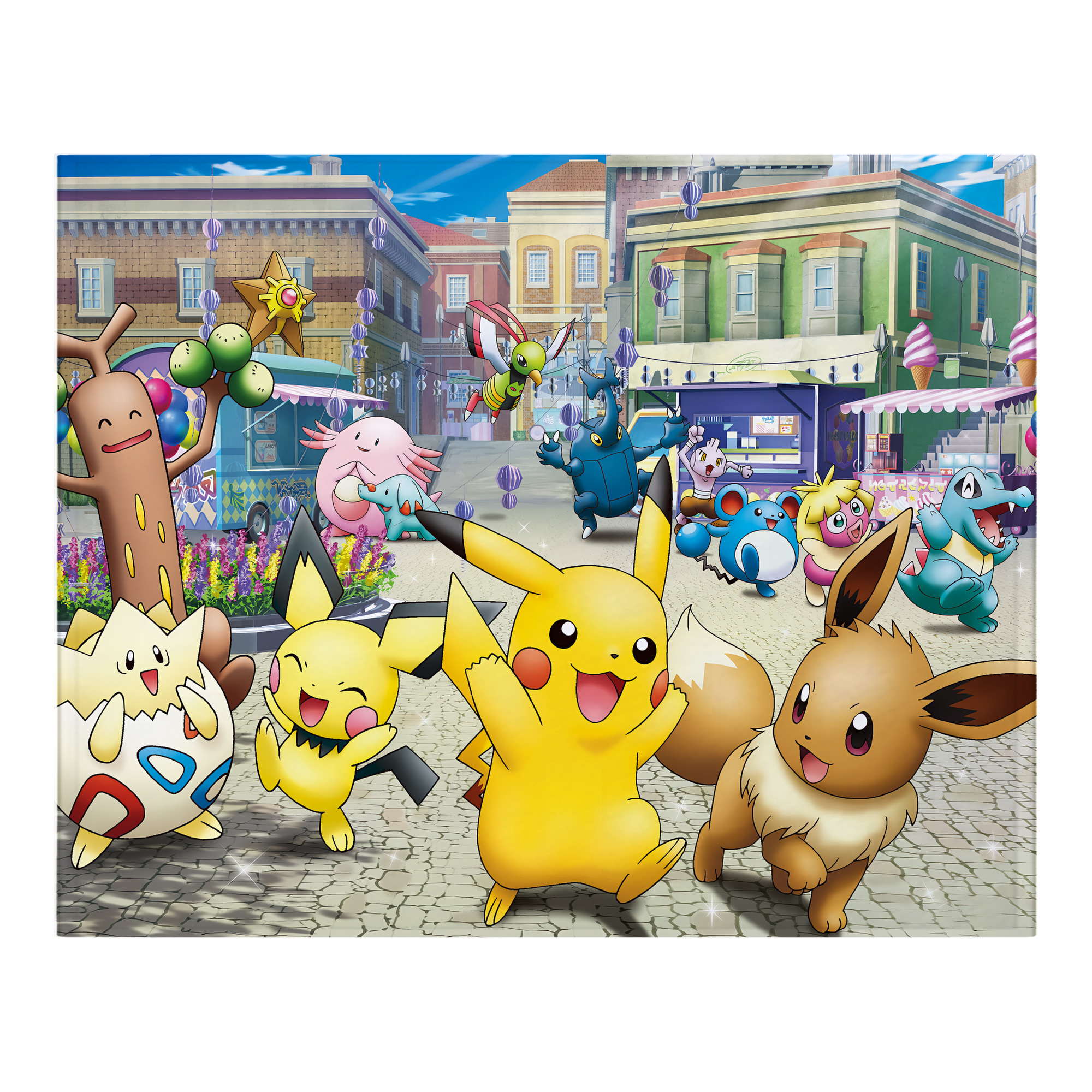 （画像用） ポケットモンスター Pokémon フランネルブランケット・多サイズ対応（横型）