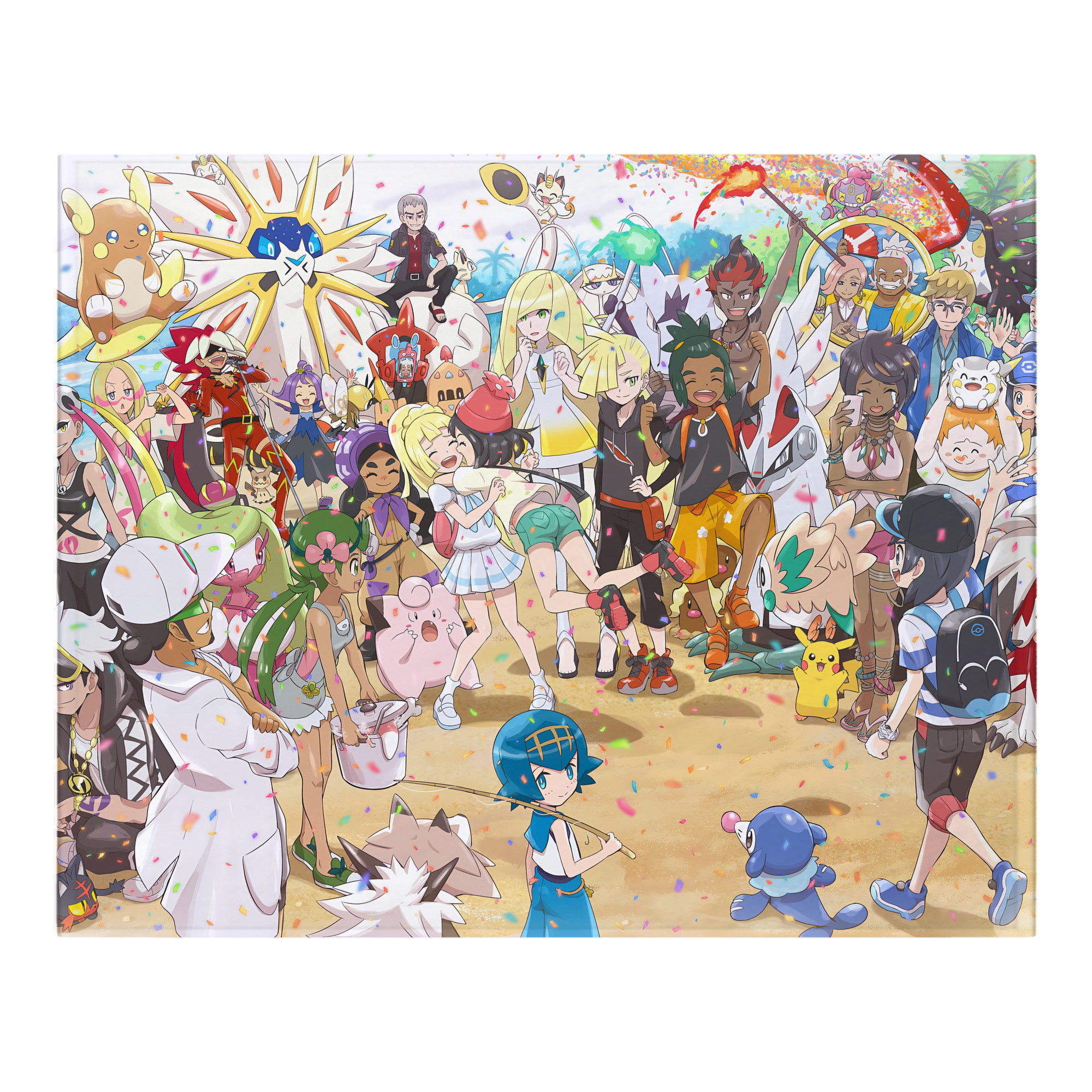（画像用） ポケットモンスター Pokémon フランネルブランケット・多サイズ対応（横型）
