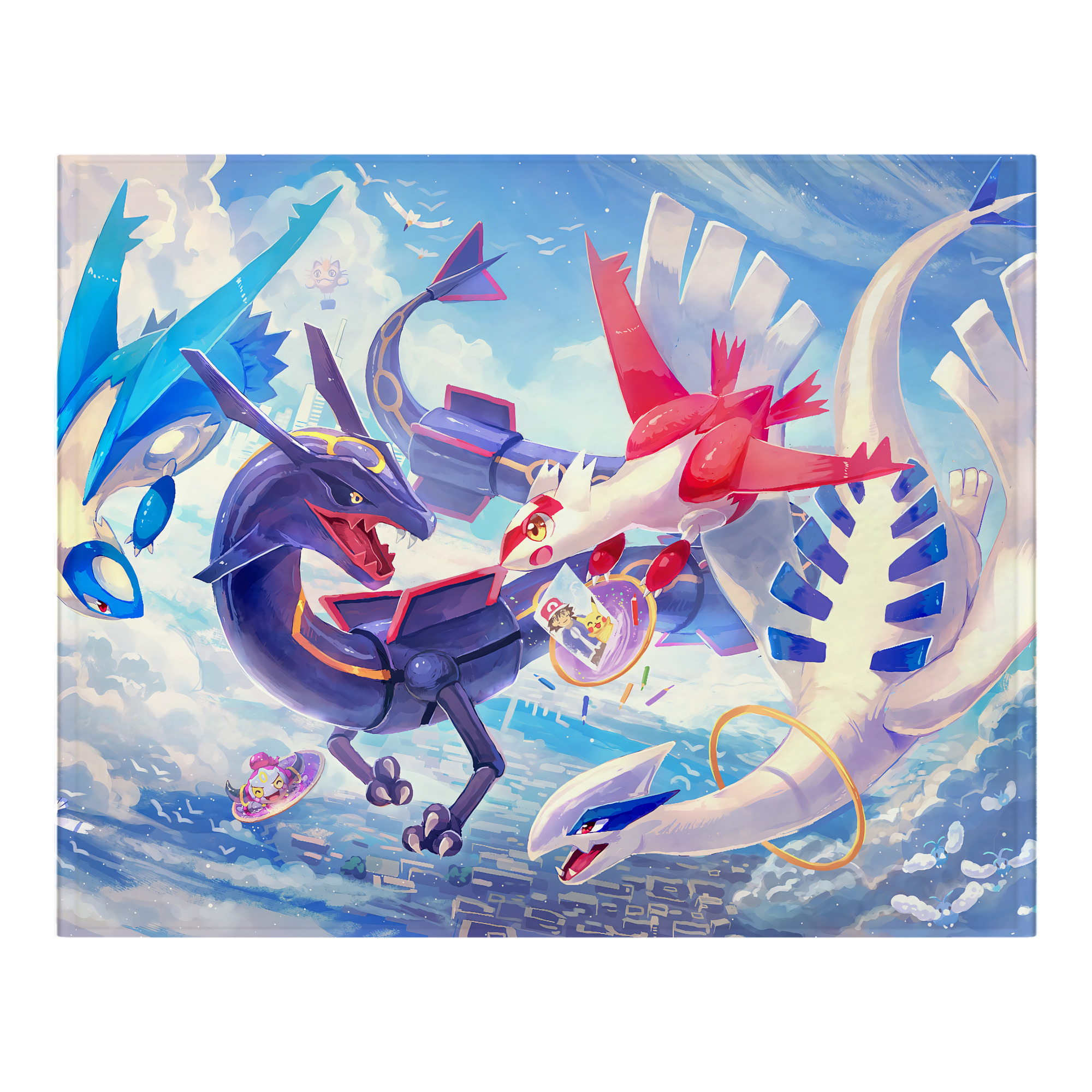 （画像用） ポケットモンスター Pokémon フランネルブランケット・多サイズ対応（横型）