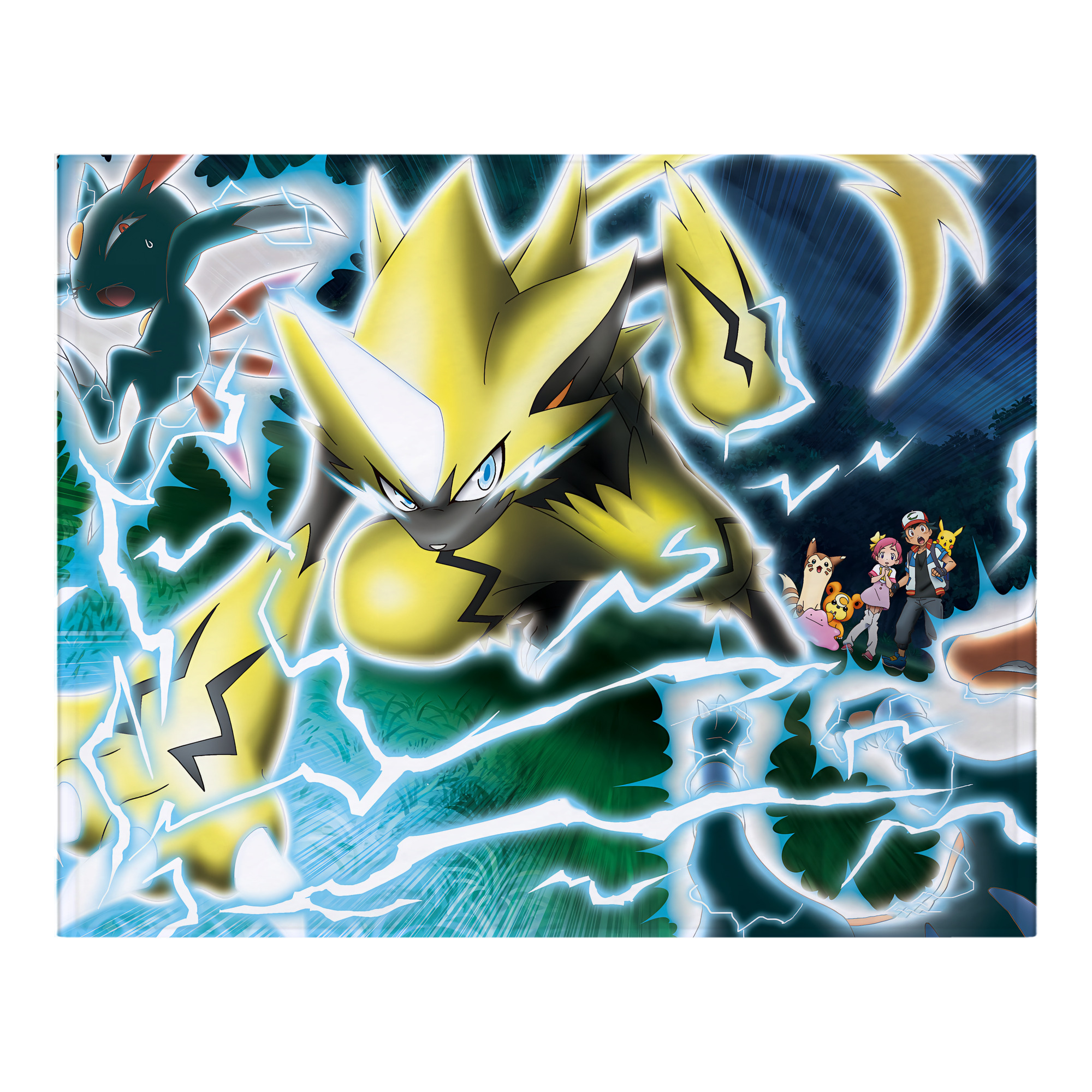 （画像用） ポケットモンスター Pokémon フランネルブランケット・多サイズ対応（横型）