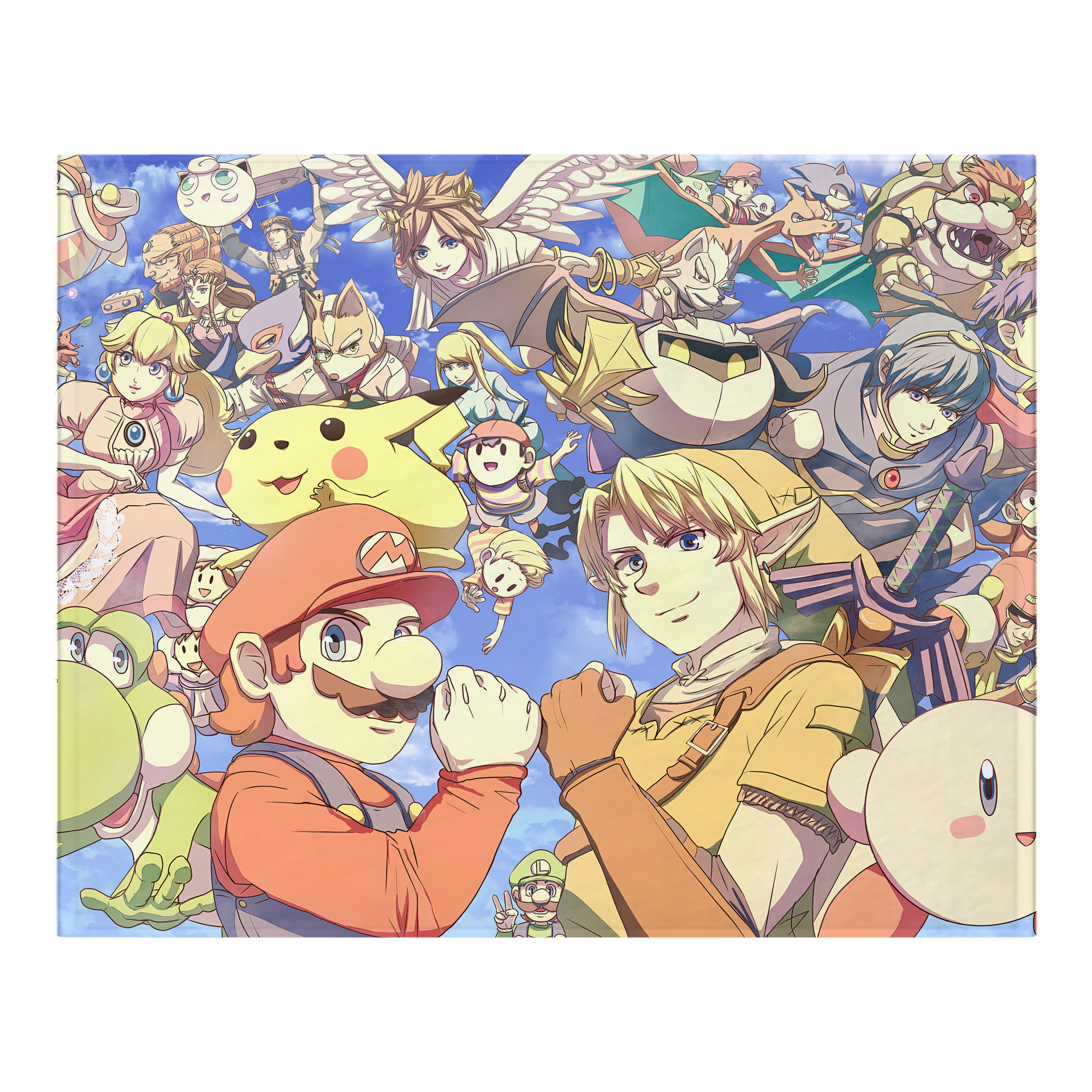 （画像用） ポケットモンスター Pokémon フランネルブランケット・多サイズ対応（横型）