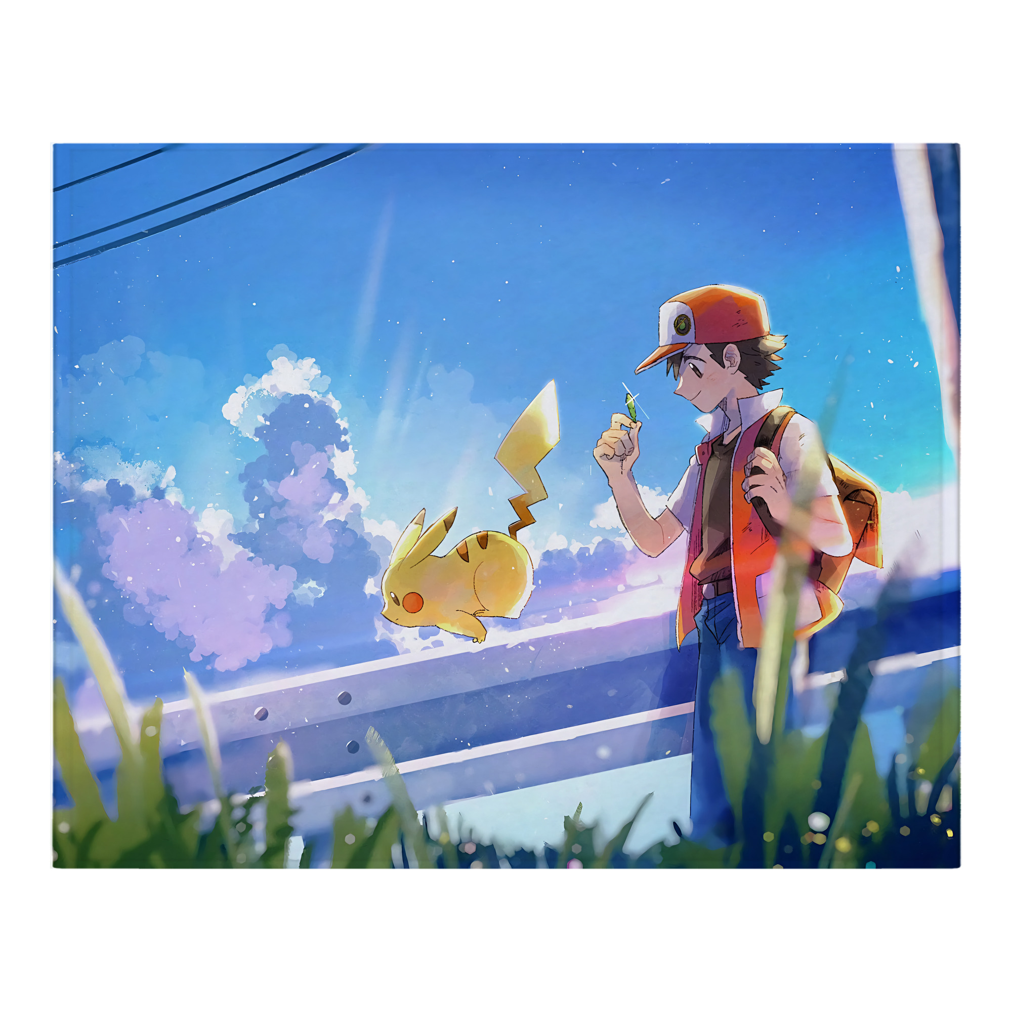 （画像用） ポケットモンスター Pokémon フランネルブランケット・多サイズ対応（横型）