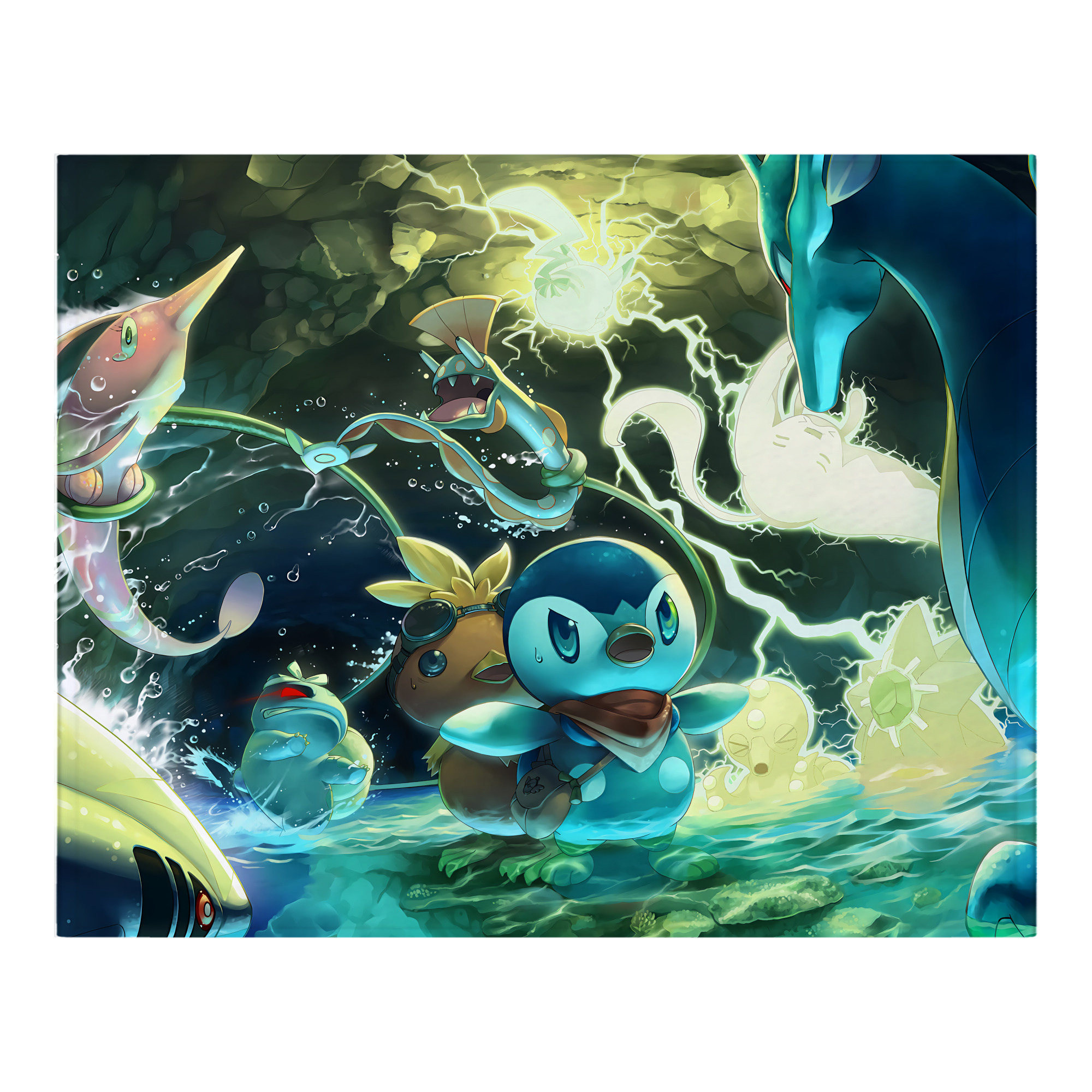 （画像用） ポケットモンスター Pokémon フランネルブランケット・多サイズ対応（横型）