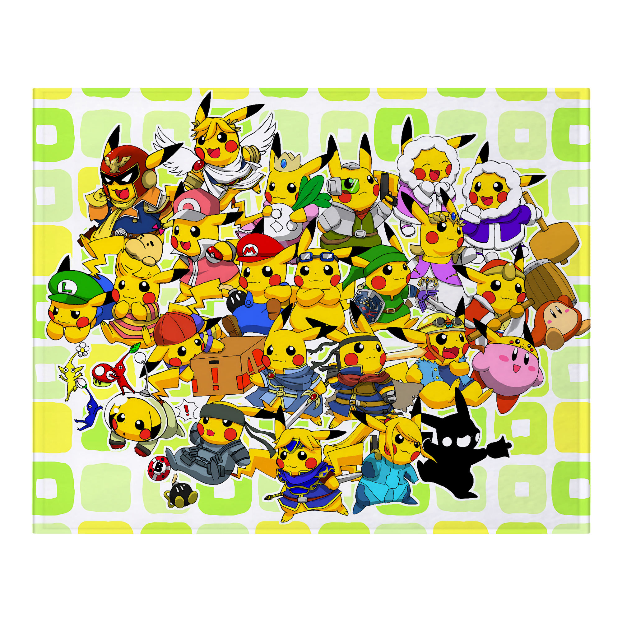 （画像用） ポケットモンスター Pokémon フランネルブランケット・多サイズ対応（横型）