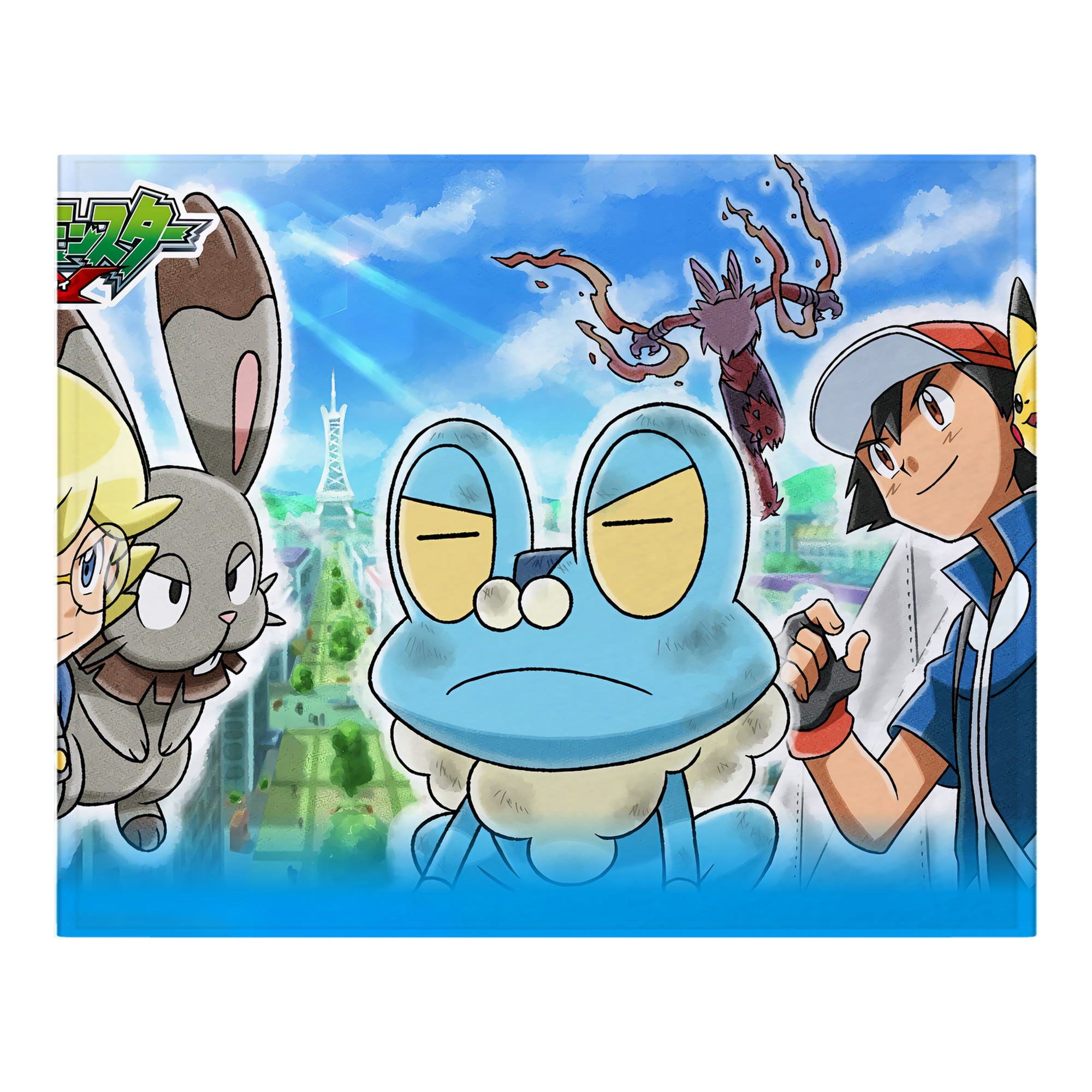 （画像用） ポケットモンスター Pokémon フランネルブランケット・多サイズ対応（横型）