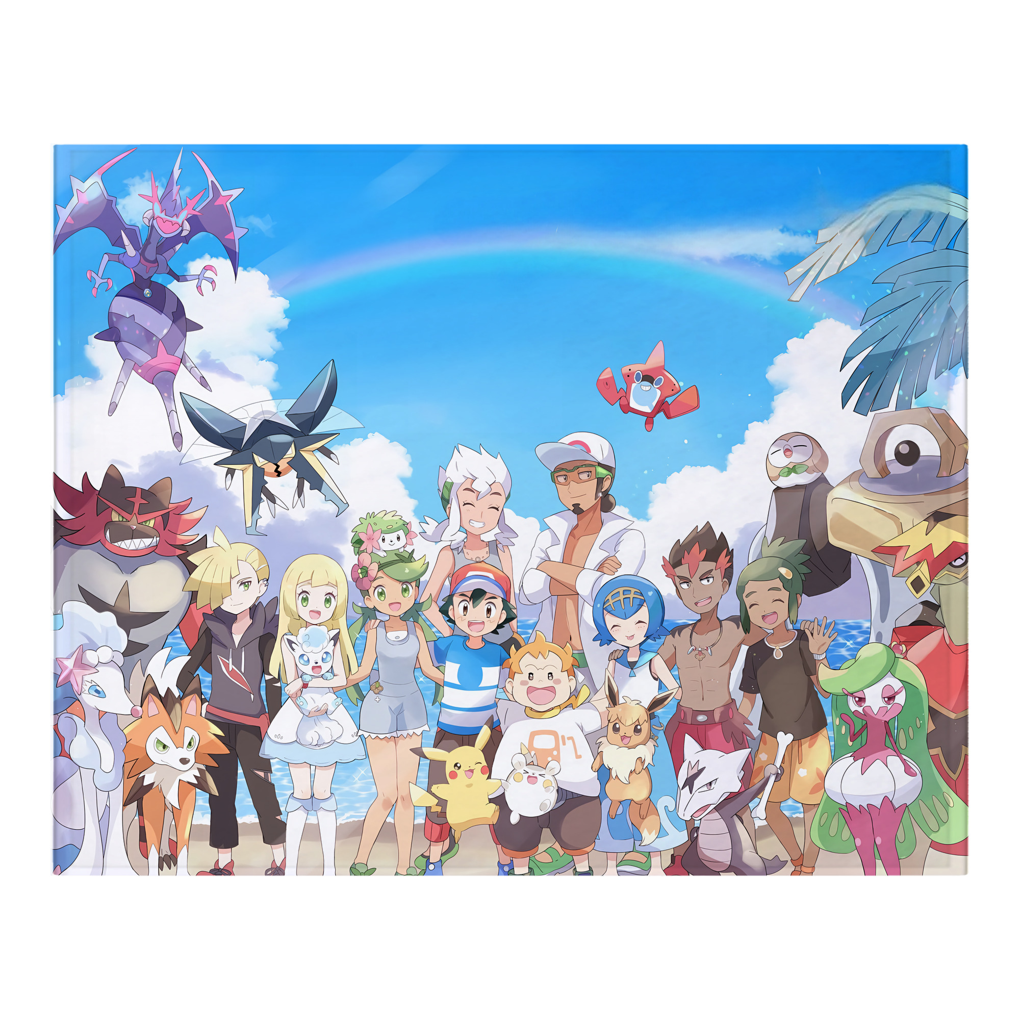 （画像用） ポケットモンスター Pokémon フランネルブランケット・多サイズ対応（横型）